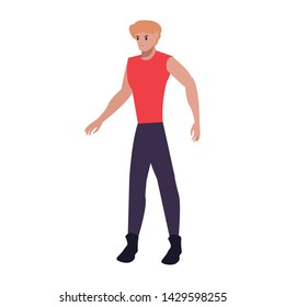 man character male casual clothes