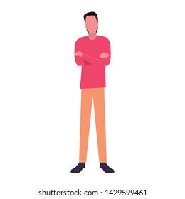 man character male casual clothes