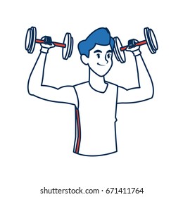 man character sport fitness athletic