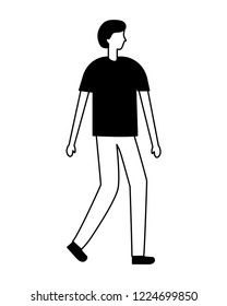 man character standing