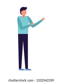 man character standing