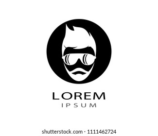 Man character symbol illustration design