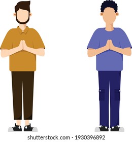 a man character vector design