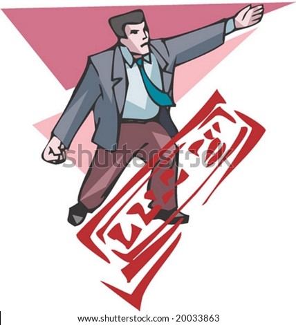 Man Character : vector illustration
