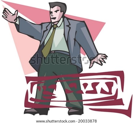 Man Character : vector illustration