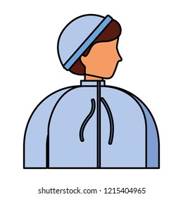 man character wearing winter clothes