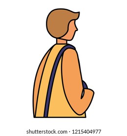 man character wearing winter clothes
