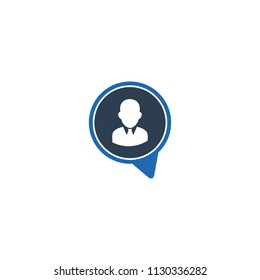 Man chatting icon