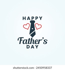 A man and a child holding hands and the words happy fathers day