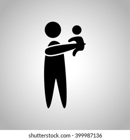 Man with child icon