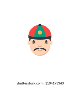 Man with Chinese Cap Character