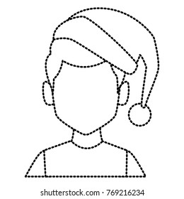 Man with christmas hat