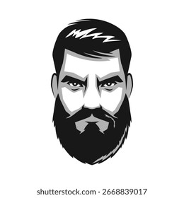 Mann Zigarette abstrakte Logo modernen Stil