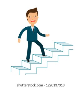 11,009 Employee Climbing Stairs Images, Stock Photos & Vectors ...