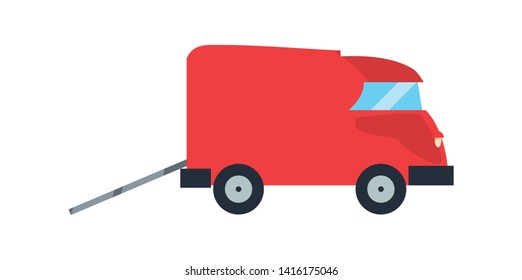 man with clipboard truck fast delivery logistic icon vector ilustrate