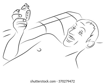 Man and Clock