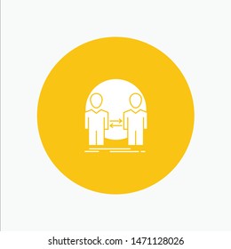 Man, Clone, User, Identity, Duplicate. Vector Icon Template background