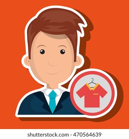 man clothes wear vector illustration graphic eps 10