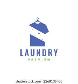 diseño del logotipo de limpieza de ropa de hombre limpiar lavado de ropa