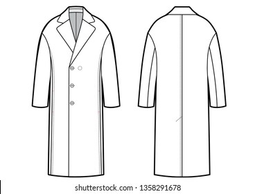 man coat sketch