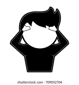 Man confused cartoon