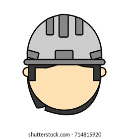 man  construction worker  vector illustration