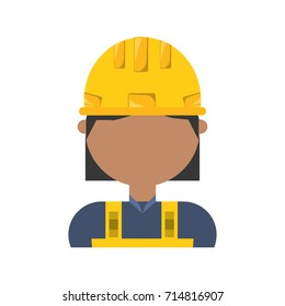 man construction worker   vector illustration