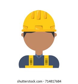 man construction worker   vector illustration
