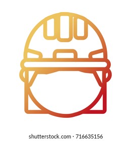 man construction worker  vector illustration