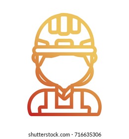 man construction worker  vector illustration