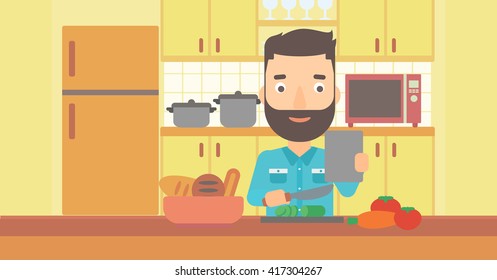 Comida para cocinar el hombre.