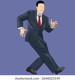 Un hombre en un traje fresco