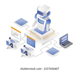 man create a robotics for work them