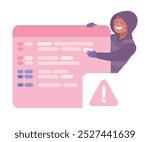 Man Criminal Commit Crime and Theft Vector Illustration