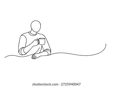 homem com um copo mão desenhar linha ícone vetor
Ícone de linha de desenho à mão do vetor em um plano de fundo transparente