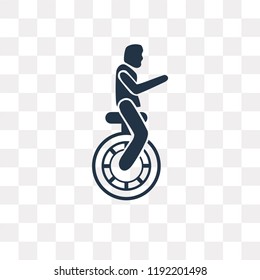 Man Cycling vector icon isolated on transparent background, Man Cycling transparency concept can be used web and mobile