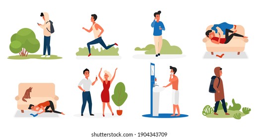 11,606 Man daily activity Images, Stock Photos & Vectors | Shutterstock