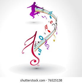 Notes De Musique Couleur Images Photos Et Images Vectorielles De Stock Shutterstock