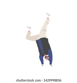 Man dancing and having fun at a birthday party