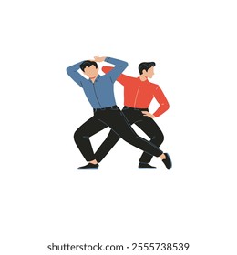 Man Dancing Icon Vector male dancer vector image 