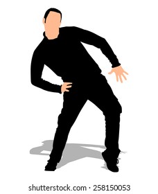 Man Dancing Vector Stock Vector (Royalty Free) 258150053 | Shutterstock