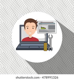 man data base laptop