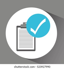 man delivery checking goods icon vector illustration eps 10
