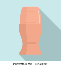 Man deodorant icon. Flat illustration of man deodorant vector icon for web design