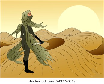 man from the desert among the sands