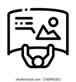Man Detailed Posters Top View Icon Stock Vector (Royalty Free) 1760945351