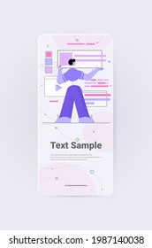 man developer creating mobile website ui web application development program software optimization concept