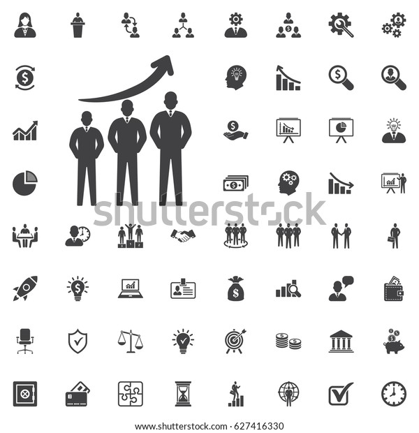 Man Diagram Icon On White Background Stock Vector (Royalty Free) 627416330