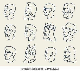 man in different images
