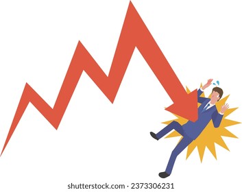 A man directly affected by the decline in stock prices